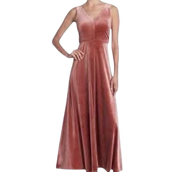Love X Design Velvet Maxi Dress Size M Formal Party Fairy Romance Balletcore NEW - Picture 1 of 10